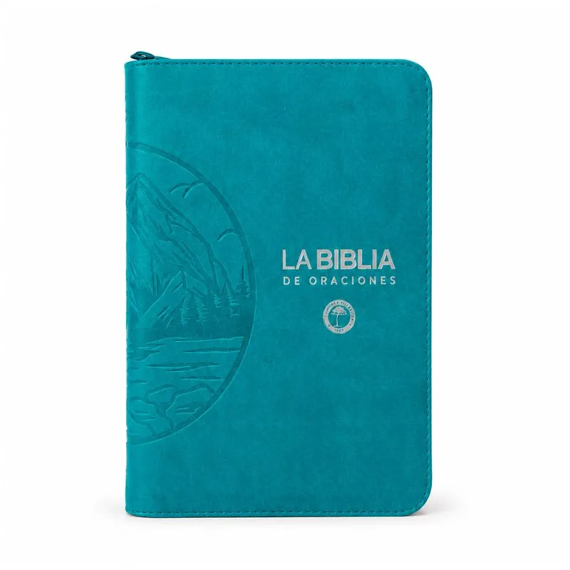 Biblia de oraciones lenguaje actual, aguamarina