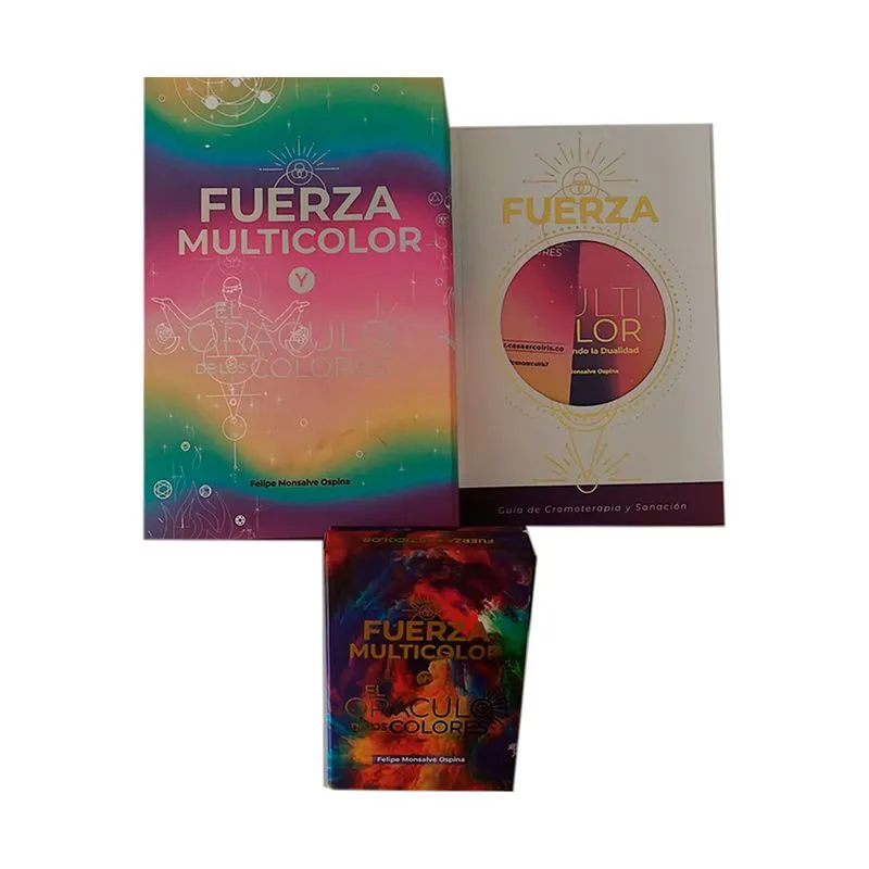 Fuerza multicolor y el oráculo de los colores (libro + 44 cartas)