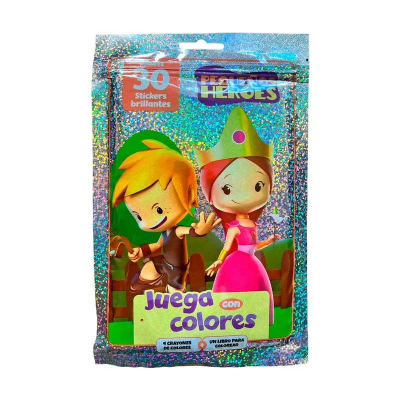 Pequeños héroes juega y colorea