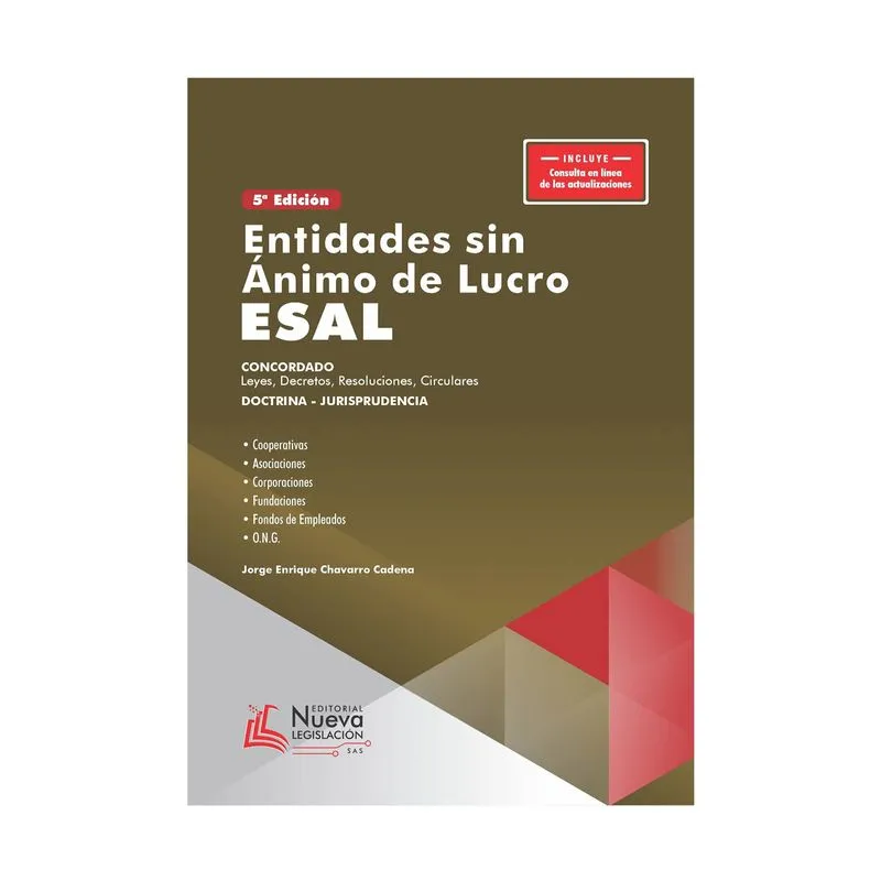 Entidades Sin Animo de Lucro 5 Ed 2024