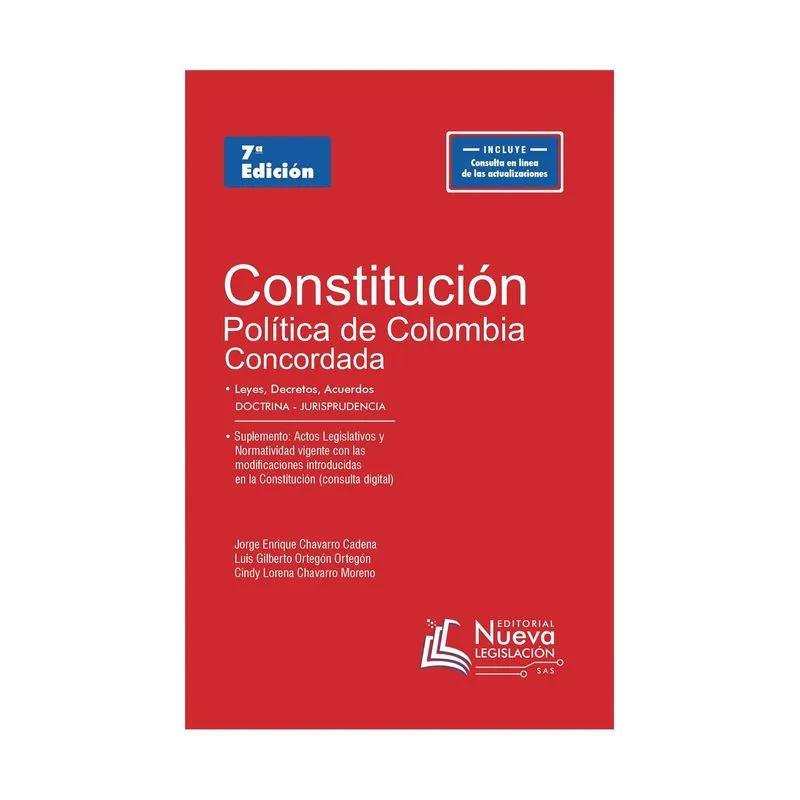 Constitución política de Colombia 2026 (7ª edición)