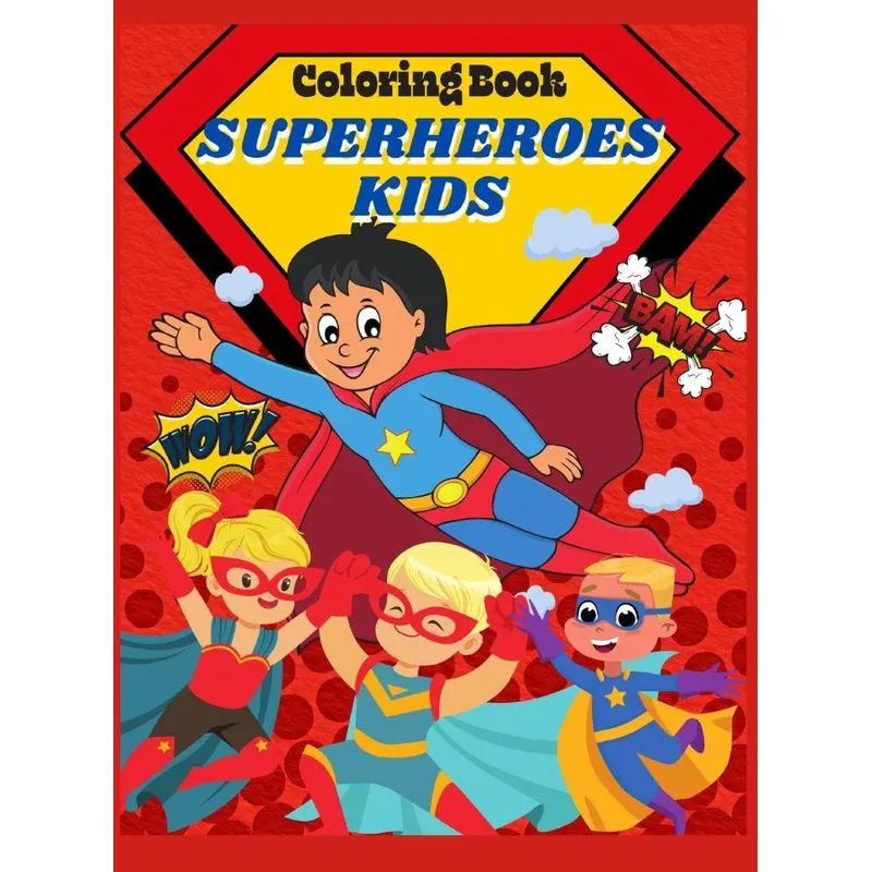 Coloring Book Superheroes Kids
