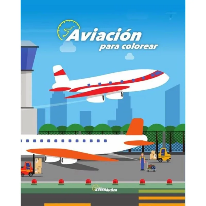 Aviación para Colorear - Espanhol