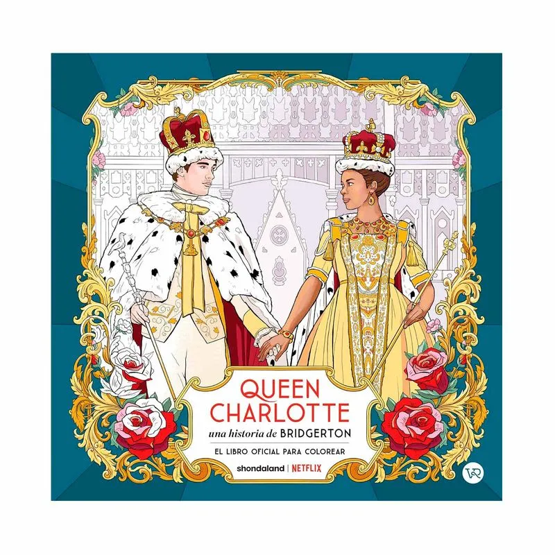 Queen charlotte, una historia de bridgerton: el libro oficial para colorear