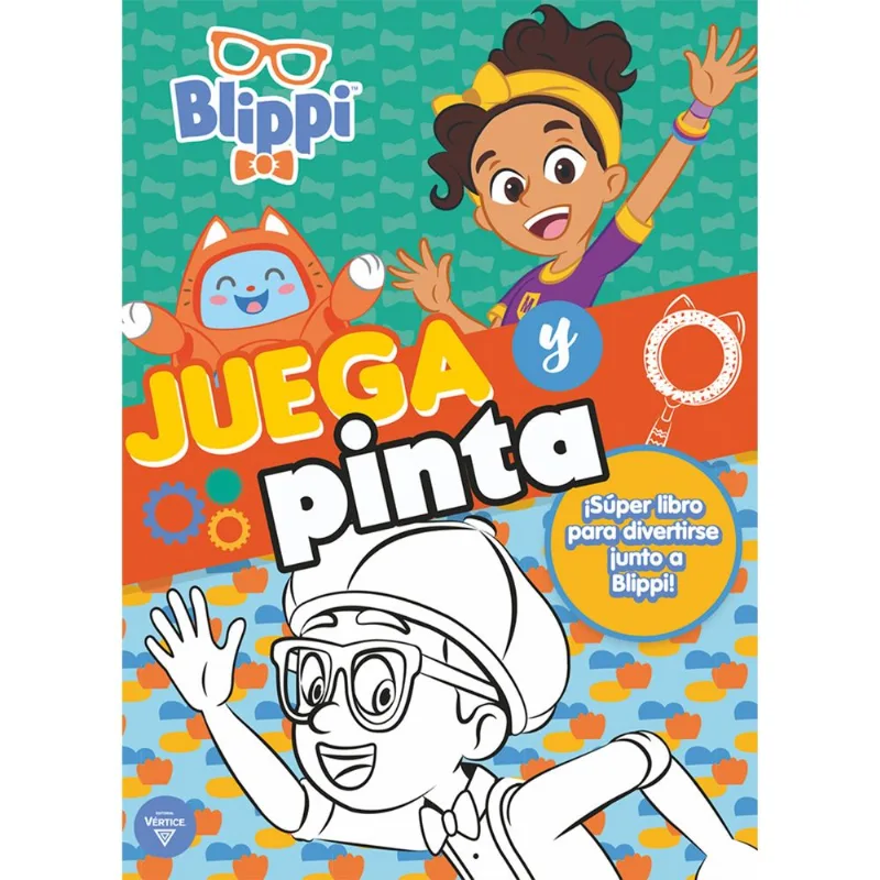 Libro Blippi-Juega Y Pinta