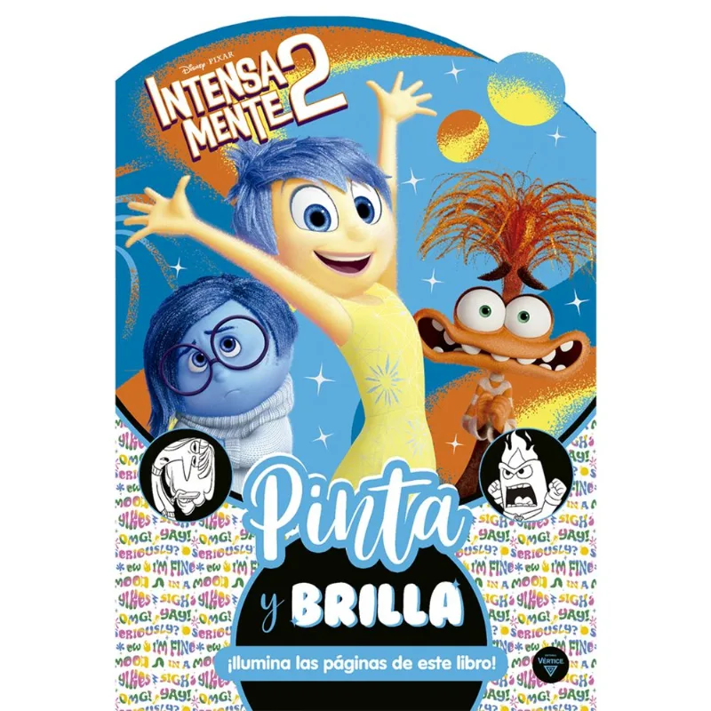 Libro Intensamente 2 Pinta Y Brilla-Celeste