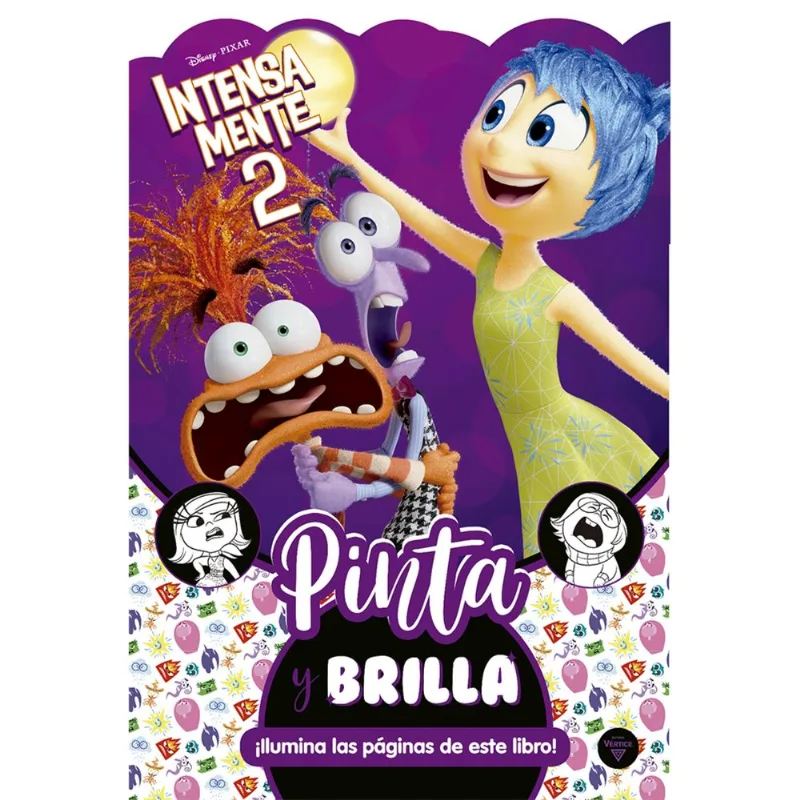 Libro Intensamente 2 Pinta Y Brilla-Violeta