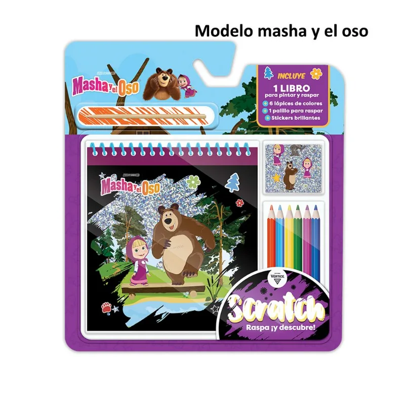 Libro col. blíster scratch 4 (Modelos Surtidos)