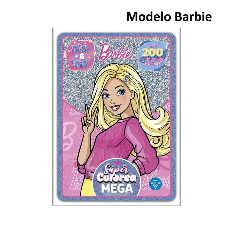 Libro para colorear - Super colorea mega (Modelos Surtidos)