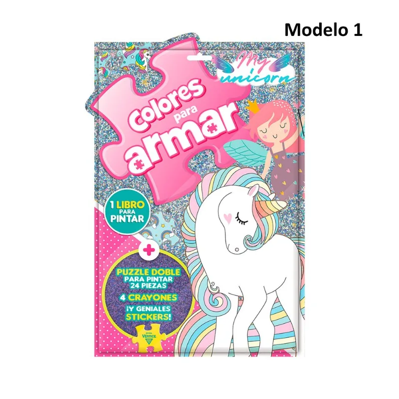 Libro Colores para armar 14 Modelos Surtidos