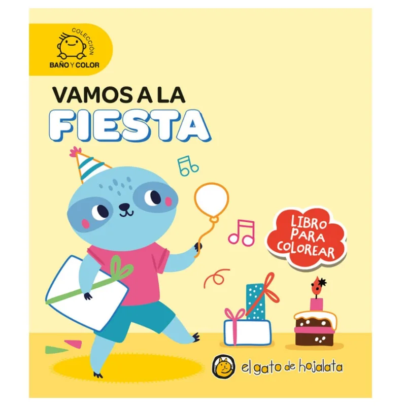 Libro Vamos a la fiesta - Baño y Color