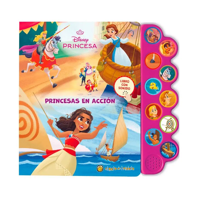 Disney: princesas en acción - Libro con sonido