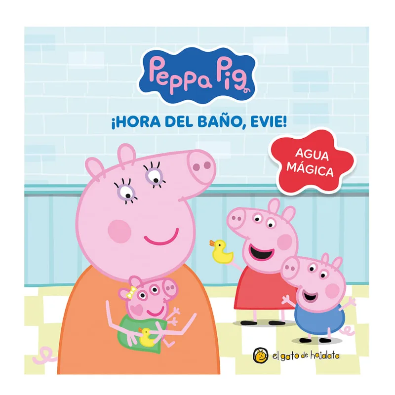 Libro Peppa Hora del baño Eve baño y magia