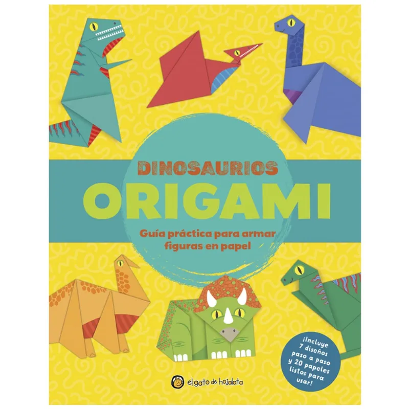 Libro Dinosaurios-Mundo Origami