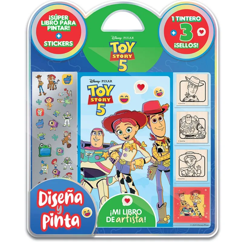 Libro Toy Story 5-Diseña Y Pinta