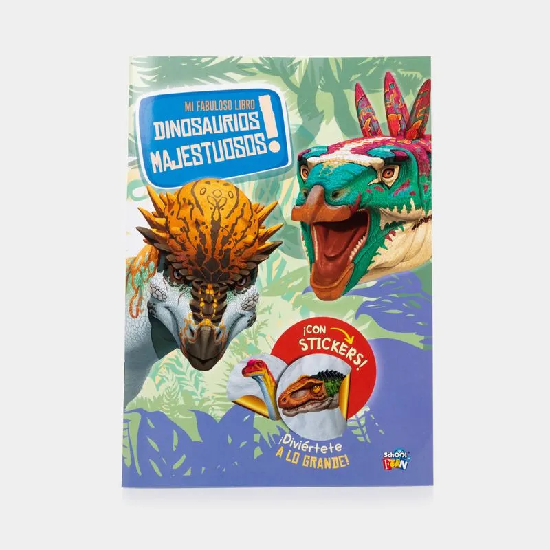 Mi fabuloso libro: ¡dinosaurios majestuosos!