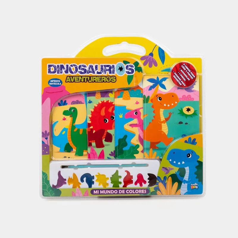 Mi mundo de colores: dinosaurios aventureros