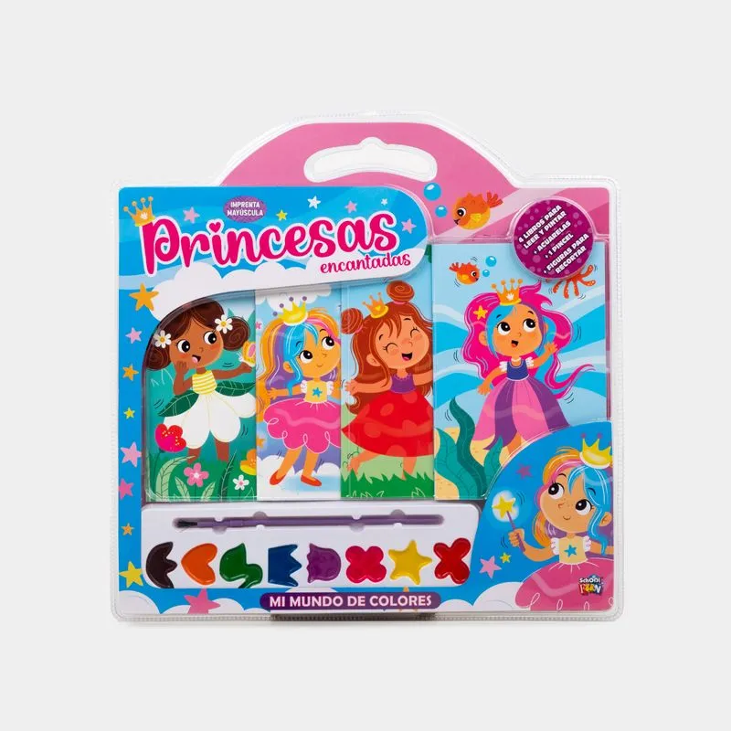 Mi mundo de colores: princesas encantadas