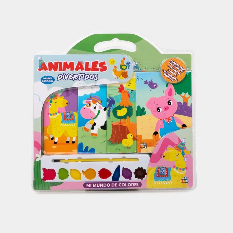 Mi mundo de colores: animales divertidos