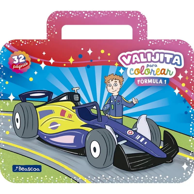 Libro Valijita Para Pintar - Autos F1