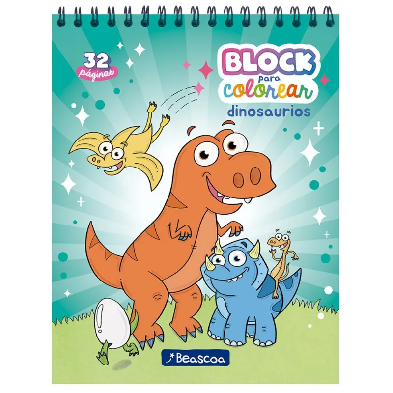 Libro Dinosaurios-Block Anillado