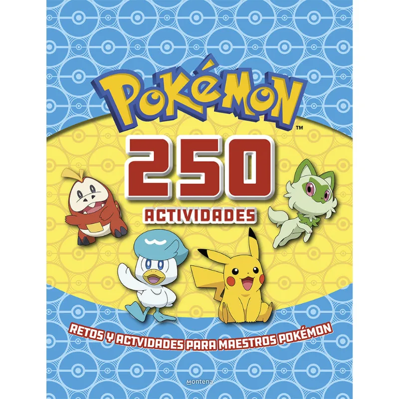 Libro Pokemon 250 actividades