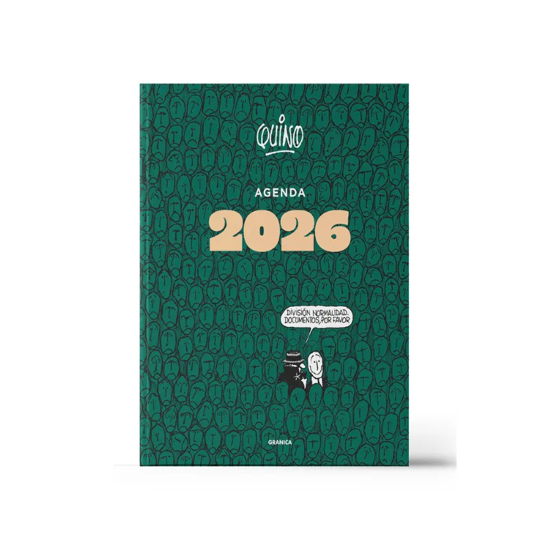 Quino 2026 Agenda Encuadernada Verde