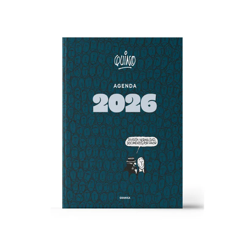 Quino 2026 Agenda Encuadernada Negra