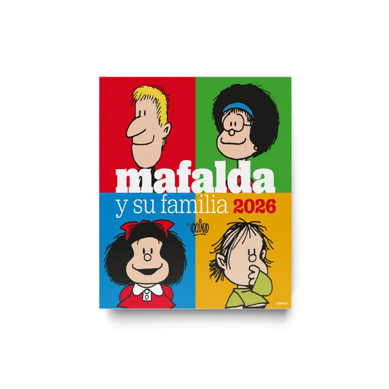 Mafalda 2026 Calendario de Pared Familia