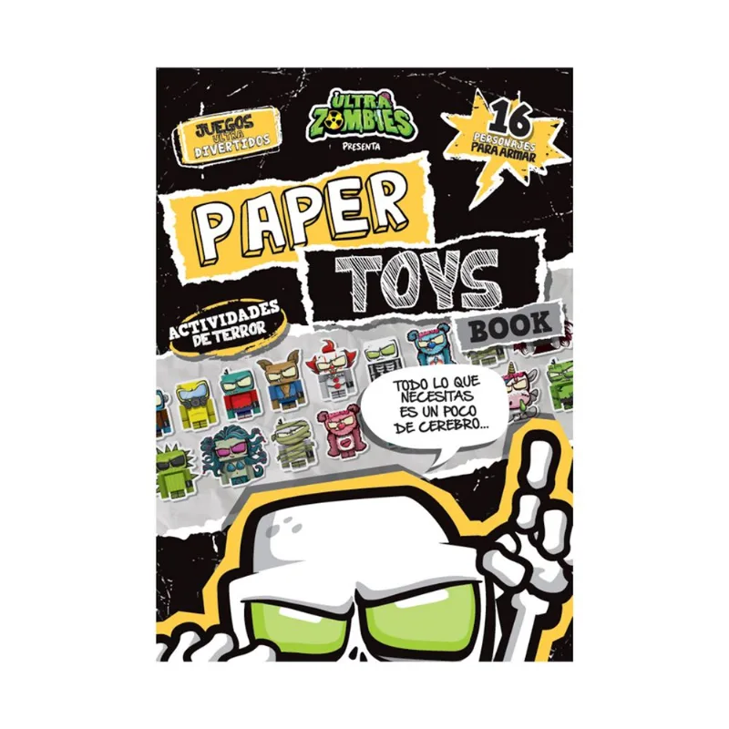 Libro Ultrazombie, Paper Toys