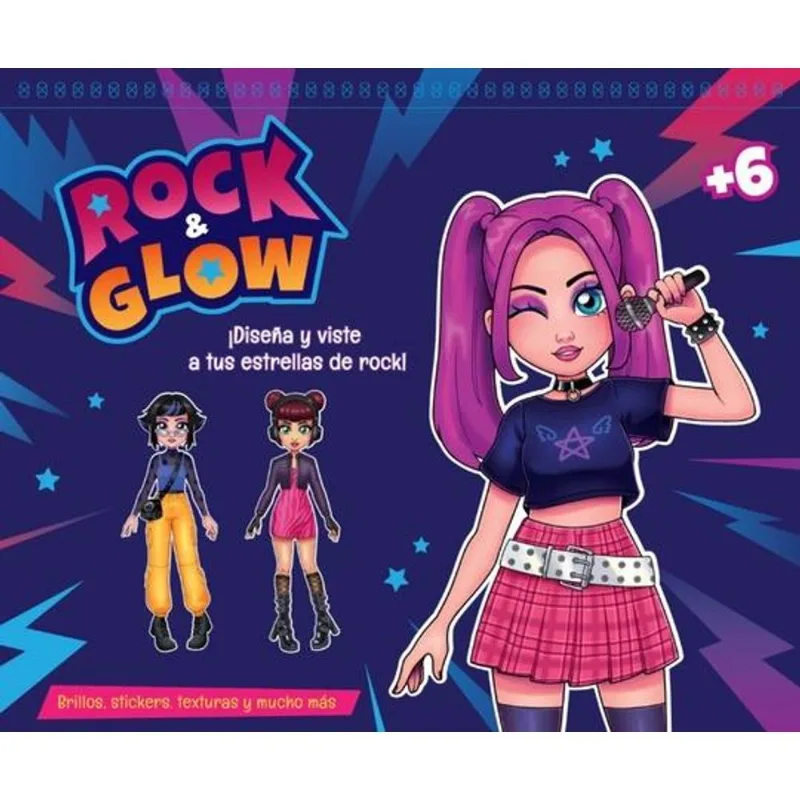 ROCK GLOW- DISEÑA Y VISTE A TUS ESTRELLAS DE ROCK - Anonimo ROCK GLOW- DISEÑA Y VISTE A TUS ESTRELLAS DE ROCK