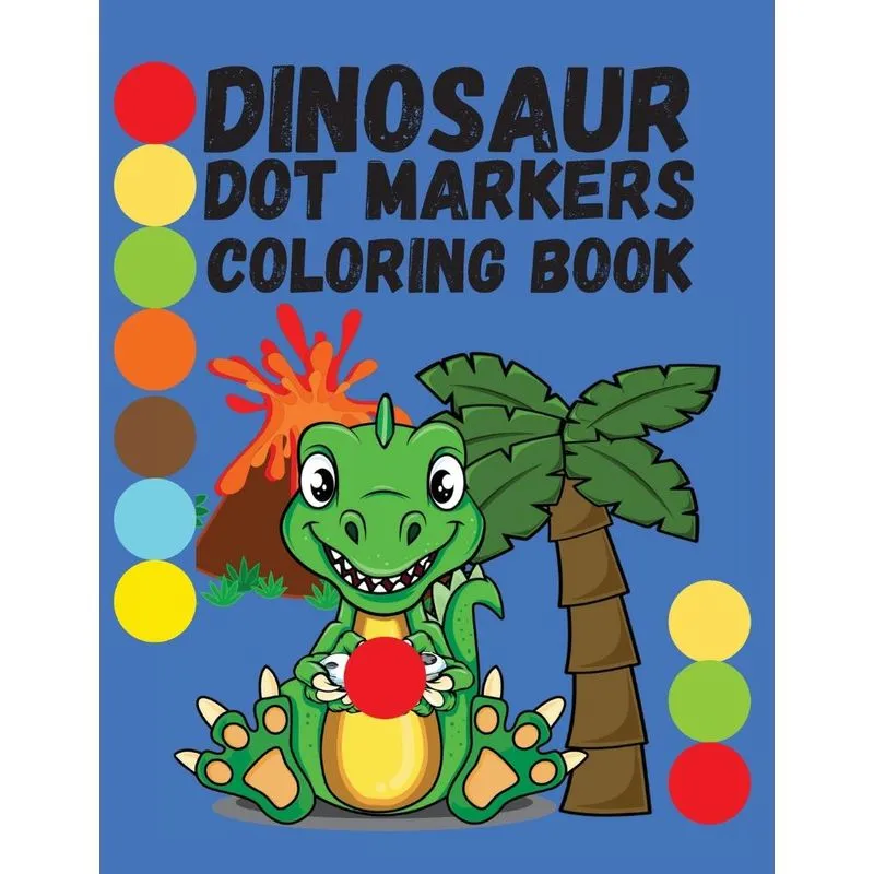 Dinosaur Dot Markers Coloring Book