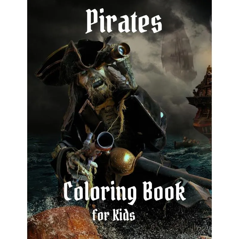 PIRATES Coloring Book for Kids