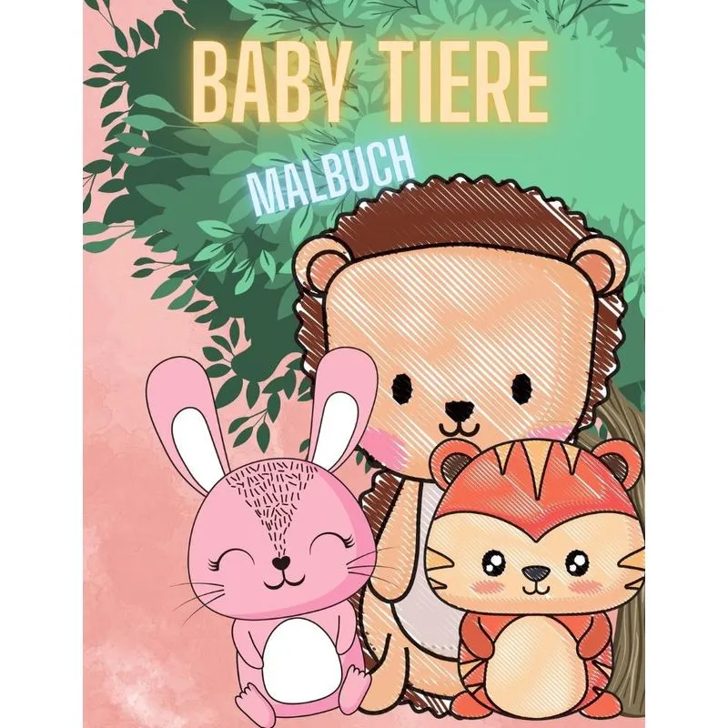 Baby-Tiere Färbung Buch für Kinder