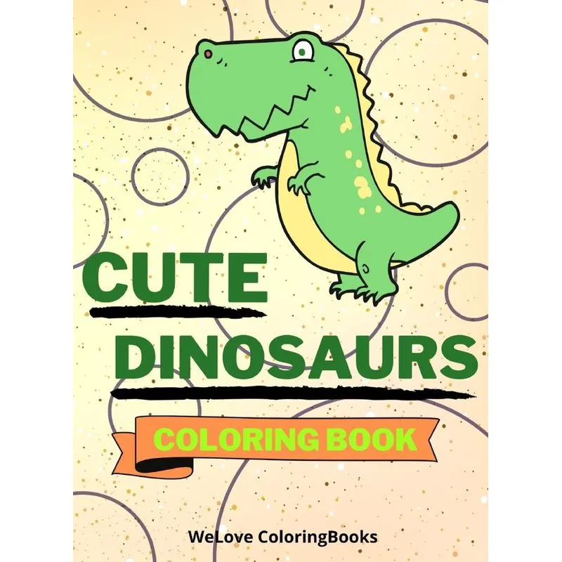 Cute Dinosaurs Coloring Book