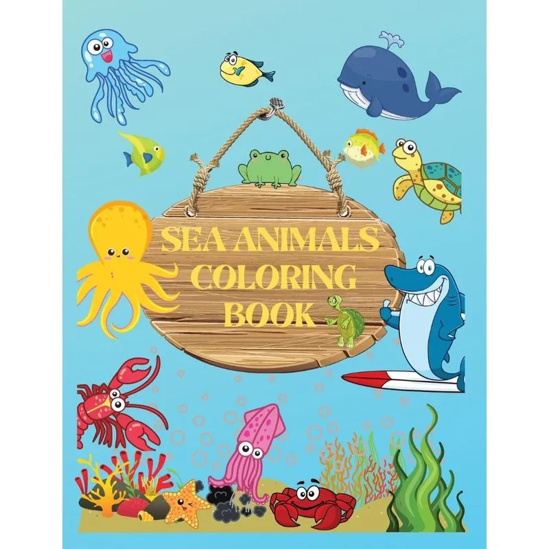 Sea Animals Coloring Book