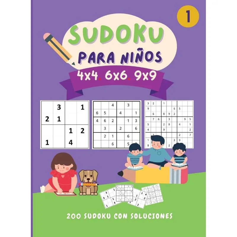 Sudoku para niños 4x4 6x6 9x9
