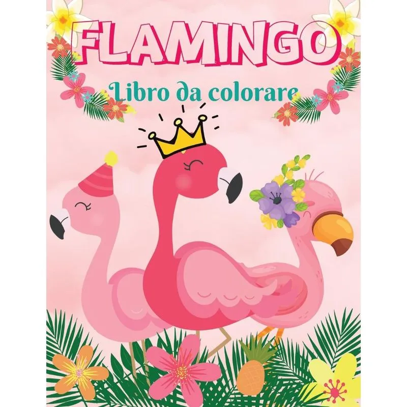 Flamingo Libro da colorare