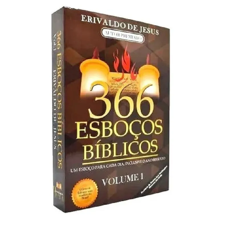 Livro 366 Esboços Bíblicos Erivaldo de Jesus Volume 1