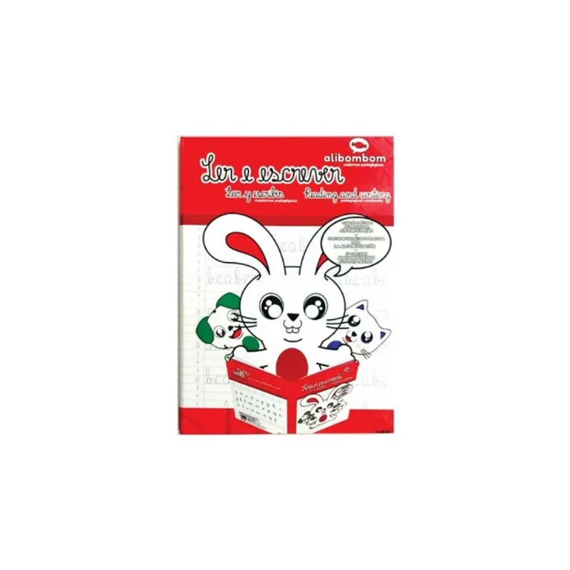 LER E ESCREVER CADERNO ALIBOMBOM - PAUTAS NUMERADAS 123