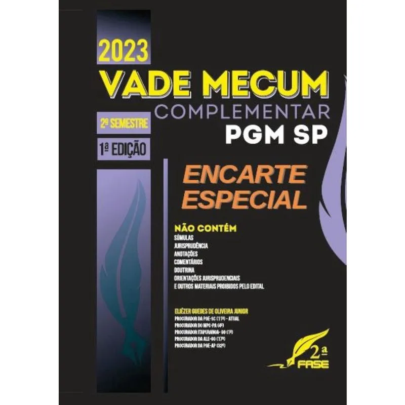 Vade Mecum pgm-sp (Encarte Especial)