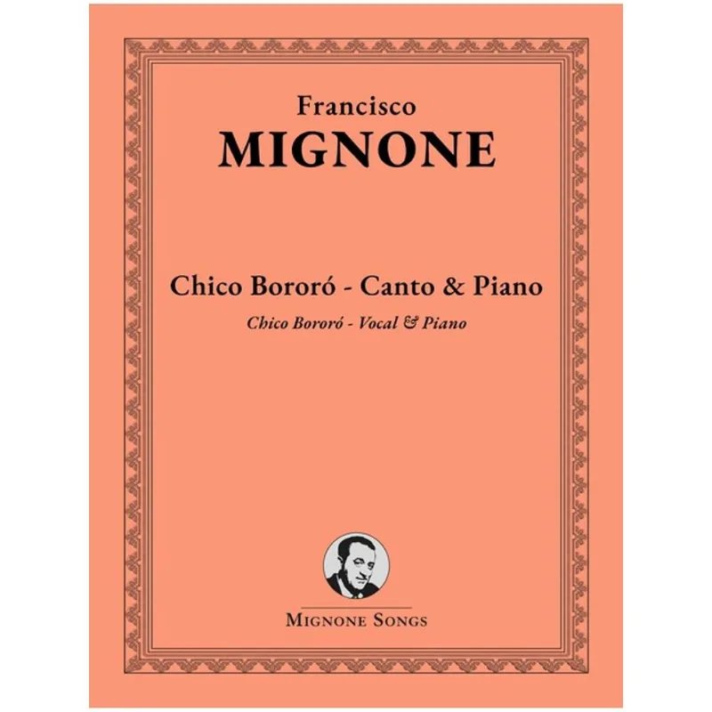 CHICO BORORÓ - CANTO E PIANO