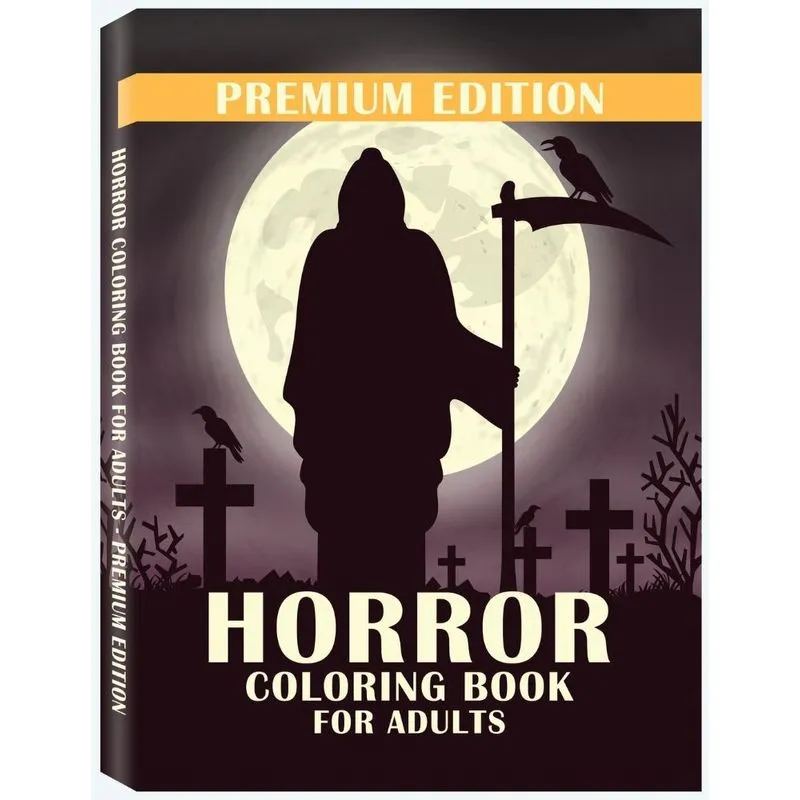 Horror Coloring Book for Adults