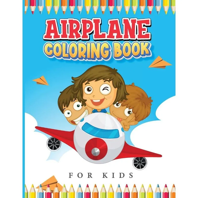 Airplane Coloring Book for Kids