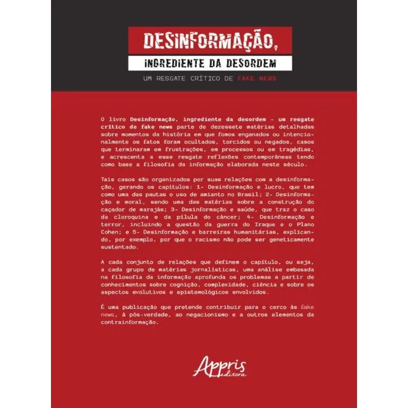Desinformação, Ingrediente Da Desordem
