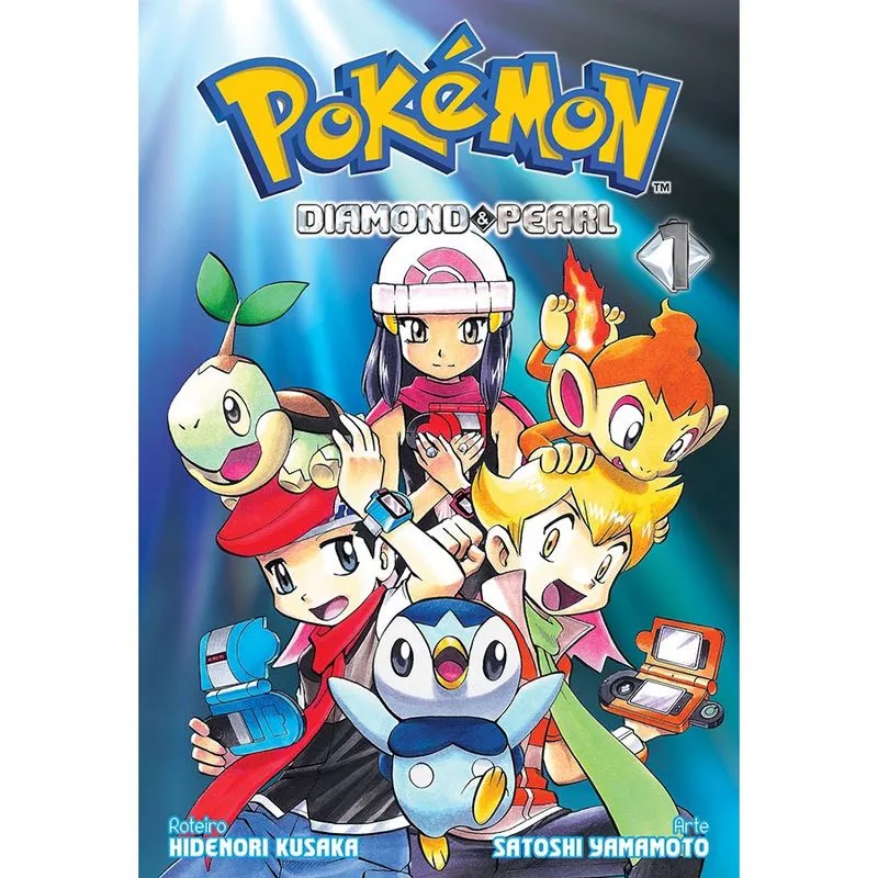 Livro - Pokémon Diamond and Pearl - 01