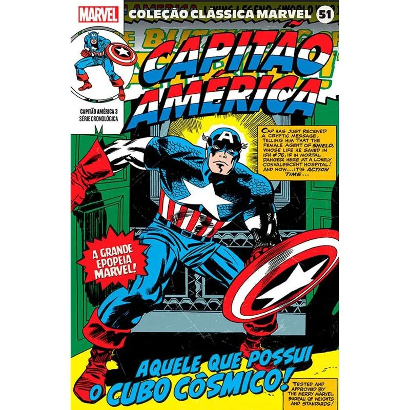 Livro - Coleção Clássica Marvel - Vol. 51 - Capitão América 03