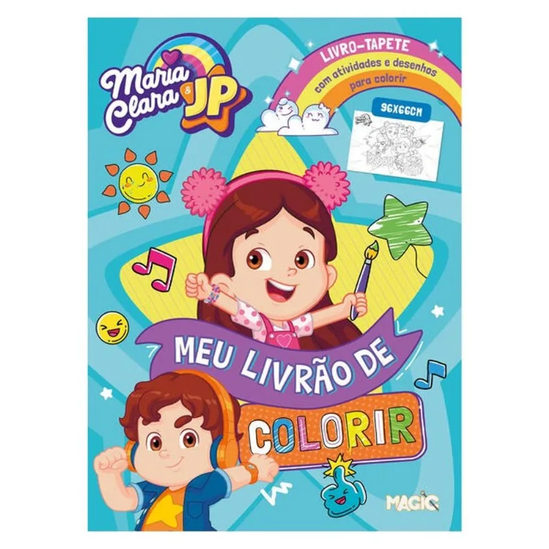 MARIA CLARA E JP - MEU LIVRÃO DE COLORIR (MAGIC KIDS)