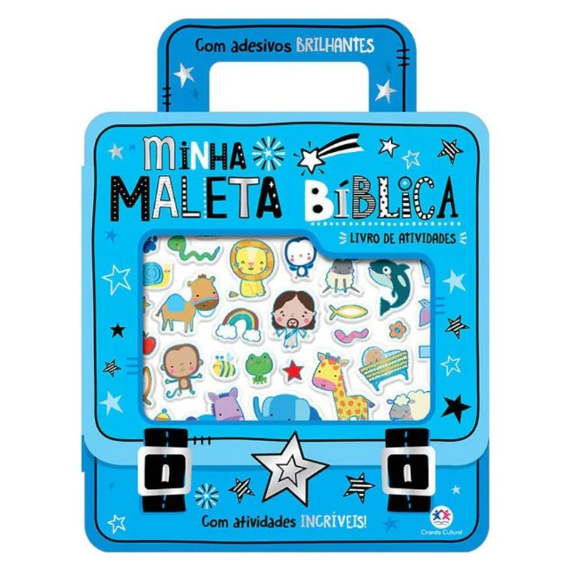 MINHA MALETA BÍBLICA - COM ADESIVOS BRILHANTES E ATIVIDADES INCRÍVEIS