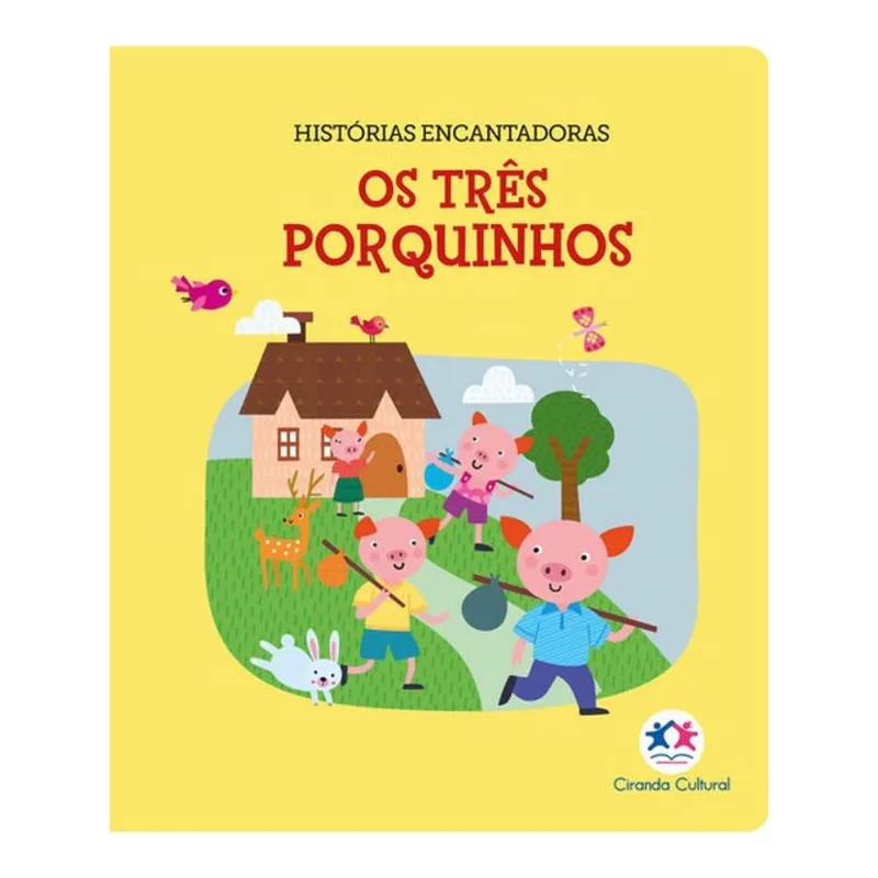 OS TRÊS PORQUINHOS - LIVRO PEQUENO ALMOFADADO